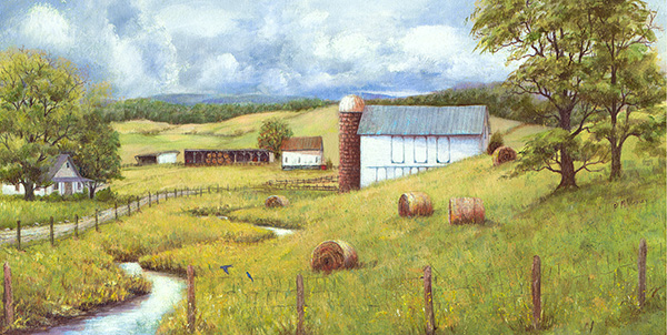 Bowman's Springs Painting by Mary Ann Vessey