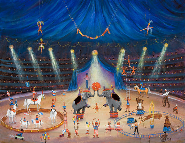 The Big Top Painting by Mary Ann Vessey