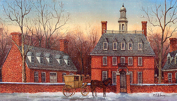 The Governor's Palace Painting by Mary Ann Vessey