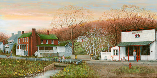 Middlebrook Days Painting by Mary Ann Vessey