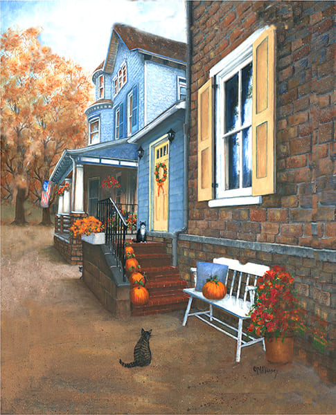 Peeping Toms Painting by Mary Ann Vessey